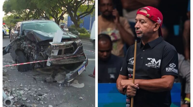 Baianinho de Mauá, jogador de sinuca e candidato a deputado, é preso por embriaguez ao volante em SP