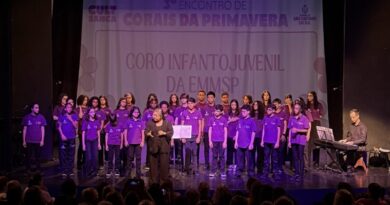 Encontro de Corais da Primavera celebra o canto coletivo e lota CineTeatro Santos Dumont em São Caetano