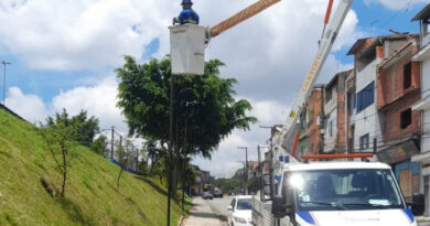 Mauá atende quase 100% das solicitações de iluminação pública e registra 8,2 mil chamados