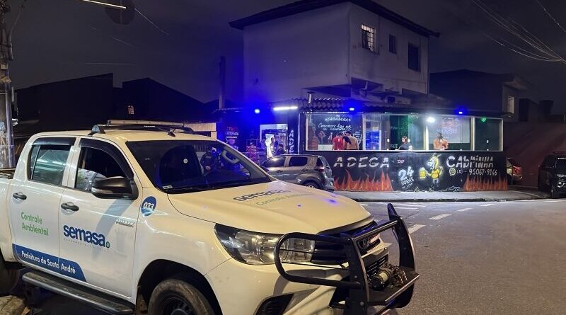 Operação Sono Tranquilo autua 17 estabelecimentos de Santo André por excesso de ruído