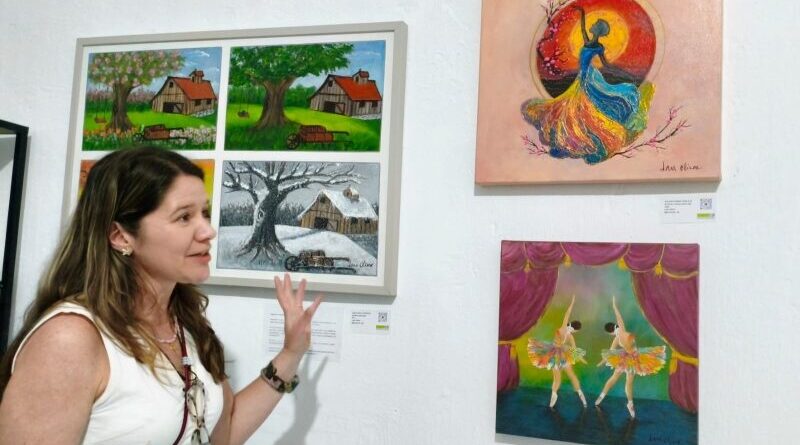 Pinacoteca de Ribeirão Pires recebe primeira exposição individual de Lara Oliver