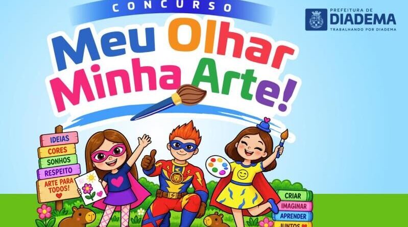 População já pode eleger os melhores desenhos para estampar material escolar de Diadema