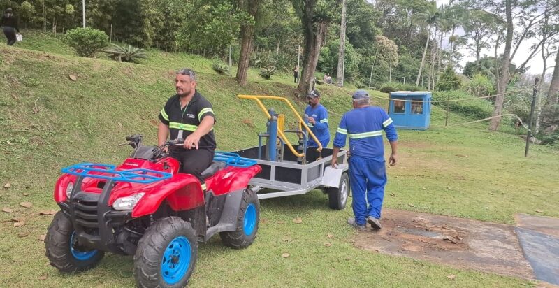 Prefeitura de Ribeirão Pires inicia retirada de equipamentos de academia ao ar livre do Parque Oriental para revitalização