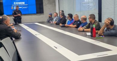 Reunião do Cosem destaca integração das forças de segurança e redução dos índices criminais em São Caetano
